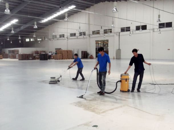 Vệ sinh nhà xưởng khu công nghiệp tại Bắc Ninh.
