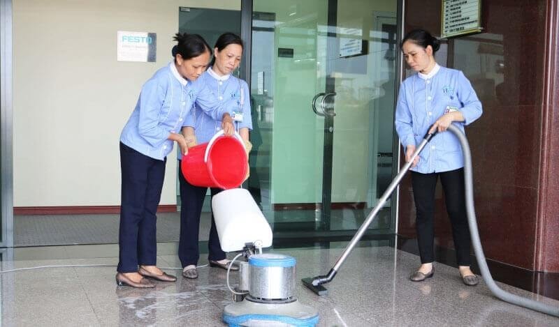 Vệ sinh công nghiệp giá rẻ tại Vĩnh Phúc